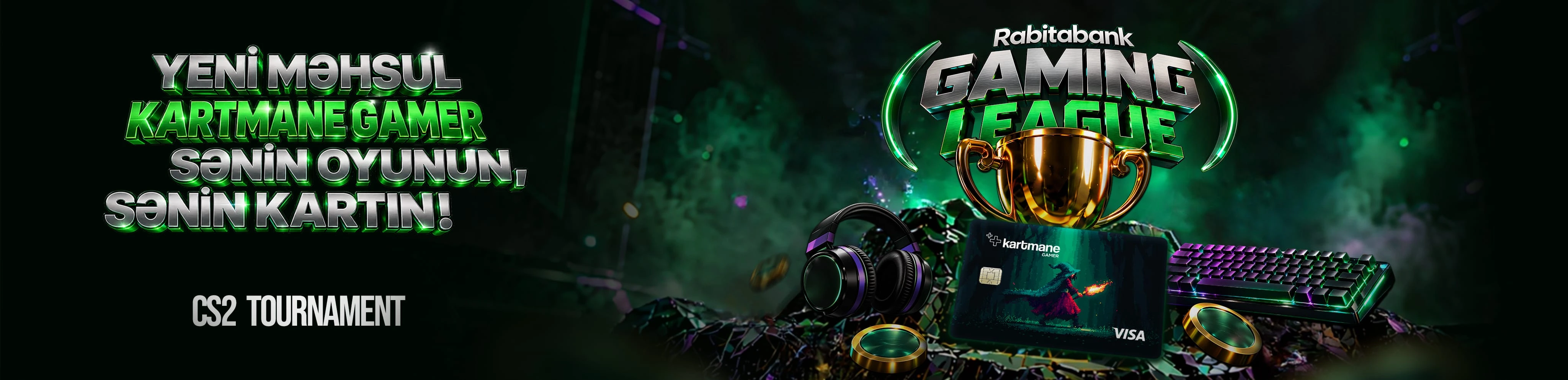 Kartmane Gamer — sənin oyunun, sənin kartın