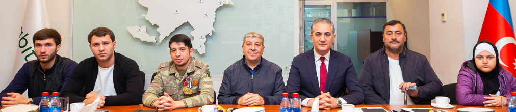 The management of Rabitabank held a meeting with the families of veterans and martyrs.